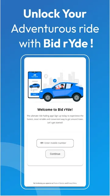 BidrYde - Self Drive Cars screenshot 1