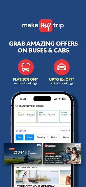 MakeMyTrip - Flights & Hotels screenshot 3