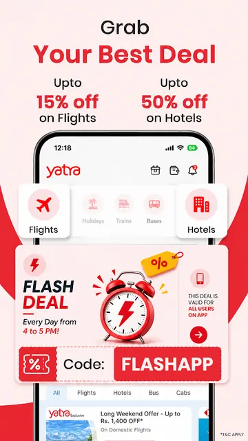 Yatra - Flights, Hotels, Bus screenshot 4