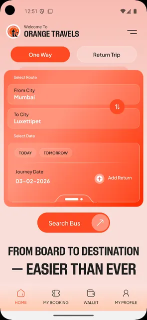 Orange Tours & Travels screenshot 1