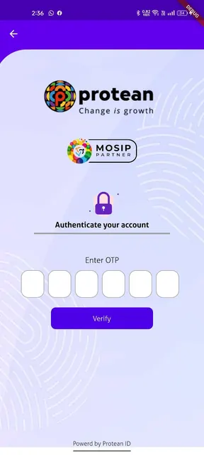 ProteanId User App screenshot 2