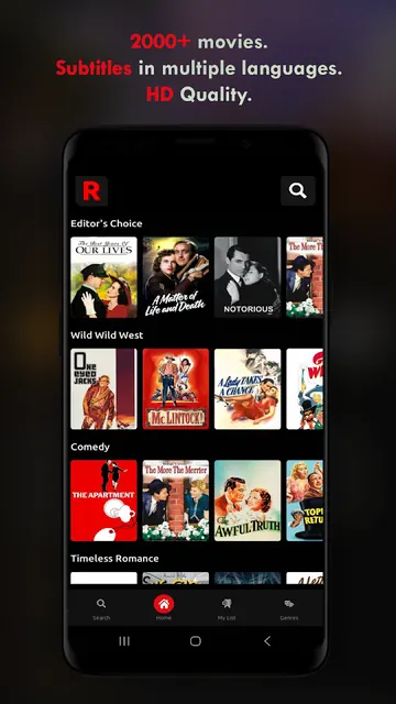 Retro Reel: Old Films & Movies screenshot 1