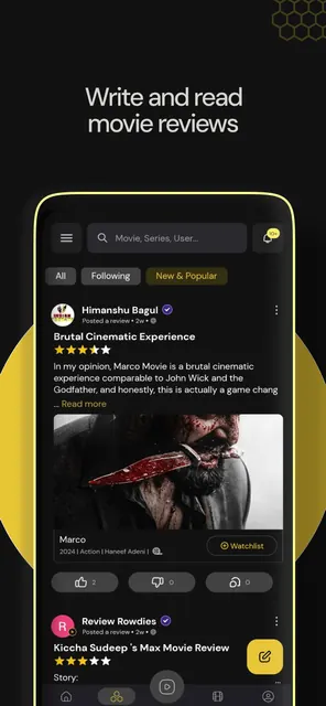 RecoBee: Movies, Reviews, Reco screenshot 5