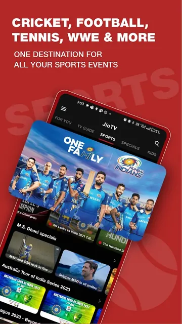 JioTV: Live TV, Catch-Up & OTT screenshot 4