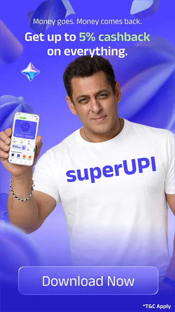 super.money - UPI by Flipkart screenshot 1