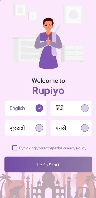 Earn money online cash Rupiyo screenshot 1