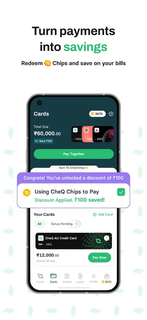 CheQ: Credit Bill Payments screenshot 3