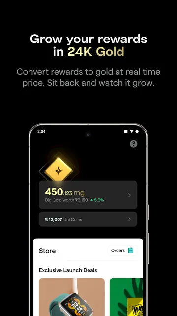 Uni: GoldX & UPI Credit Card screenshot 2