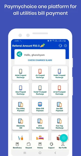 Pay my choice - Utility Bills  screenshot 2