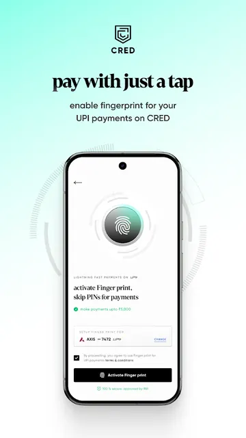 CRED: Credit Cards, Bills, UPI screenshot 1