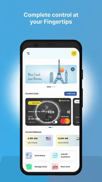 Borderless Prepaid Card screenshot 1