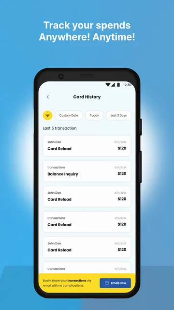 Borderless Prepaid Card screenshot 2
