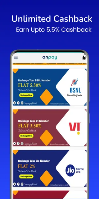 Anpay: Recharge Commission App screenshot 1