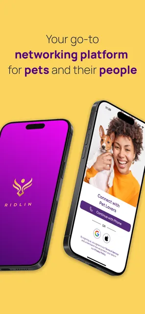 Ridlin: Pet Care & Social screenshot 1
