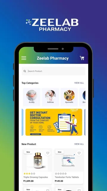ZEELAB Pharmacy screenshot 1