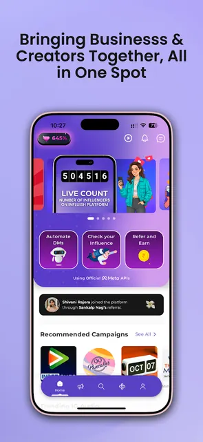 Influish: Influencer Marketing screenshot 1