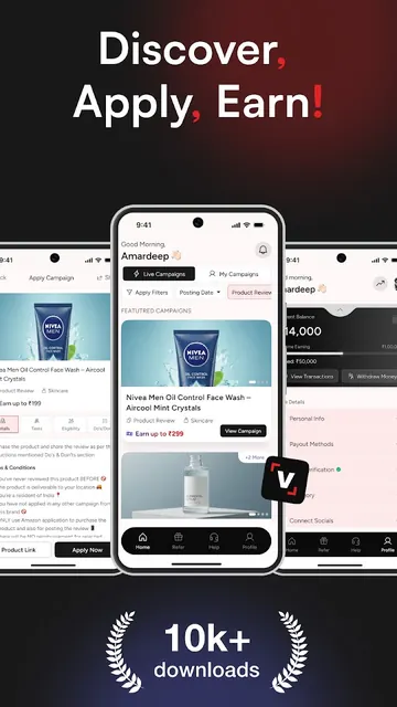 Viralpitch™ Influencers App screenshot 1