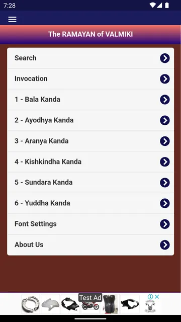 Ramayana by Valmiki in English screenshot 2