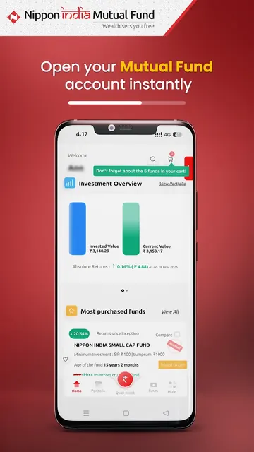 Nippon India Mutual Fund screenshot 1