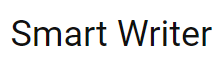 Smart Writer logo