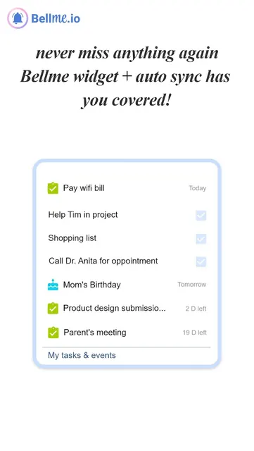 BellMe - Tasks & Reminders screenshot 6