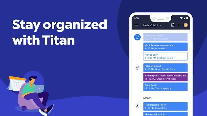 Titan Email: Contacts,Calendar screenshot 5