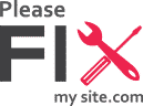 pleasefixmysite logo