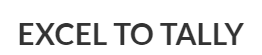 Excel To Tally logo
