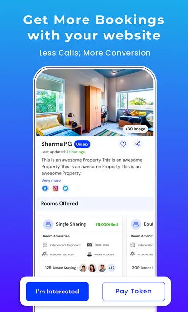 RentOk PG Hostel Flat Manager screenshot 2