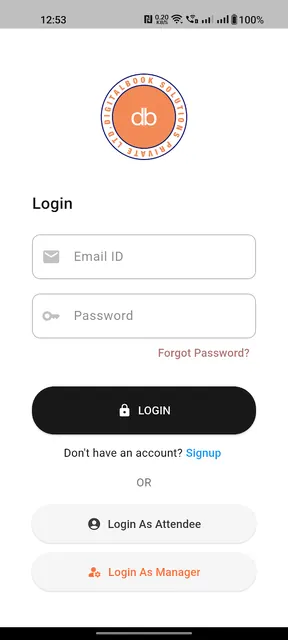 Dbook Event Management screenshot 1