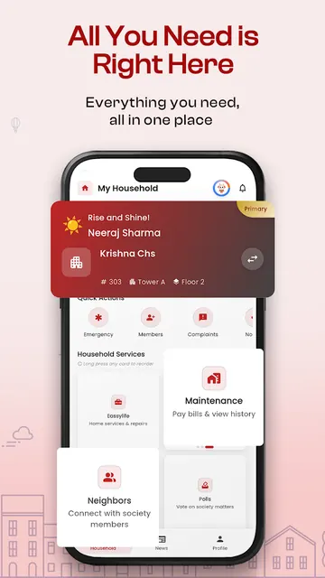 oneapp: Society & Payments screenshot 3