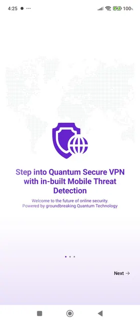 Aegis QVPN screenshot 1