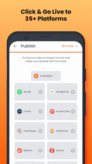 Hubhopper - Start your podcast screenshot 6