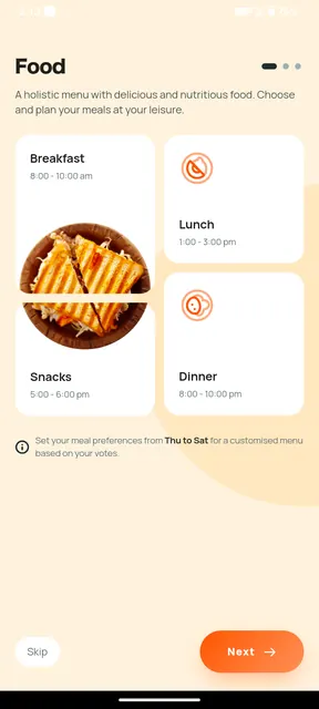 your space hostel app screenshot 2