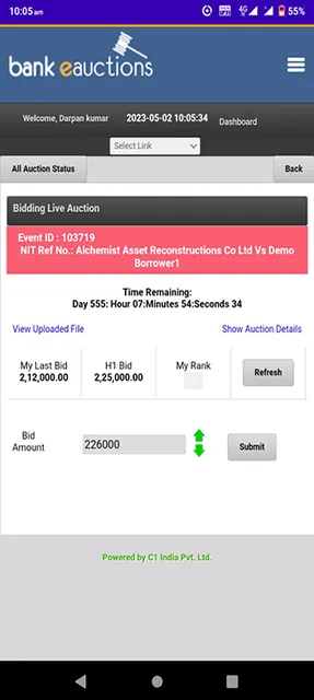 Bank eAuctions screenshot 5