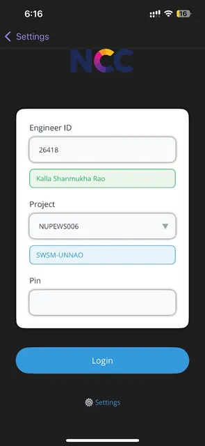 NCC Site Track screenshot 4