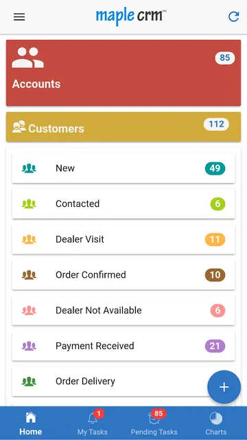 Maple CRM screenshot 2