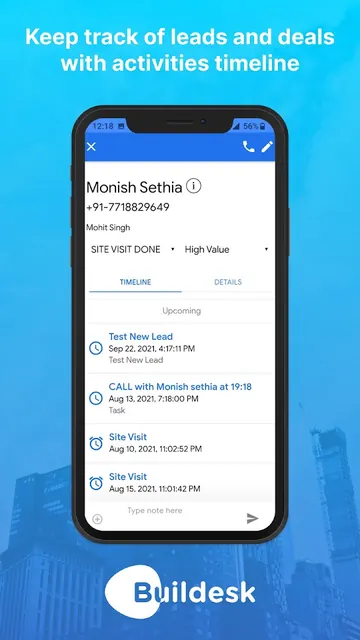Buildesk CRM - Real Estate CRM screenshot 3