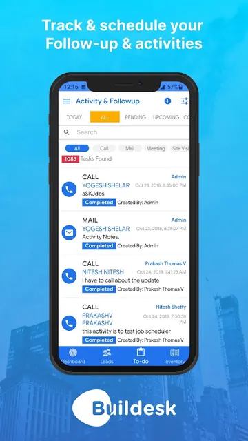 Buildesk CRM - Real Estate CRM screenshot 4