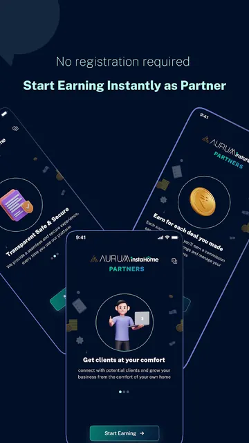 Aurum instaHome: Partners screenshot 1