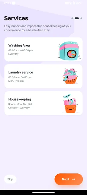 your space hostel app screenshot 3