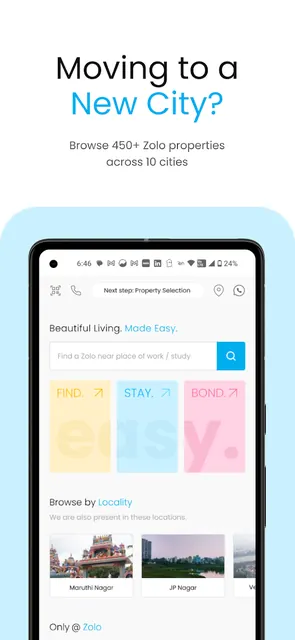Zolo Coliving - Rent PG Online screenshot 1