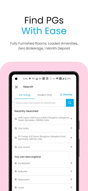 Zolo Coliving - Rent PG Online screenshot 2