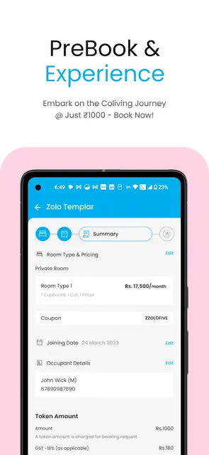 Zolo Coliving - Rent PG Online screenshot 6