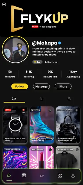 Flykup – Live Video Shopping screenshot 3