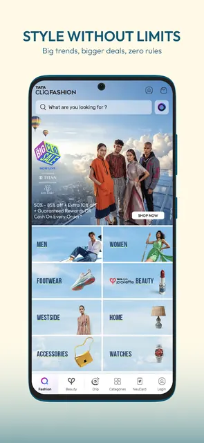 Tata CLiQ Fashion Shopping screenshot 2