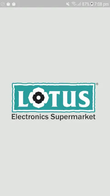 Lotus Electronics Shopping App screenshot 1