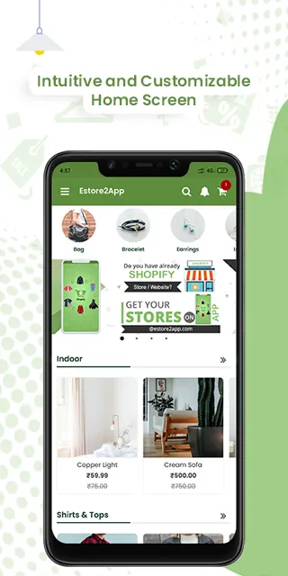 eStore2App for Shopify screenshot 1