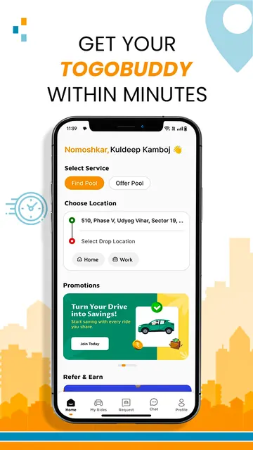 Togopool: Carpool & Bikepool screenshot 1