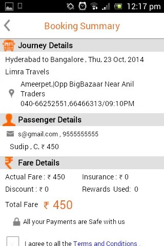 Bus ticket booking app across  screenshot 6